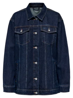 Clearance ONLJAGGER Denimjakke Dame Jakker Og Frakker|Double Denim