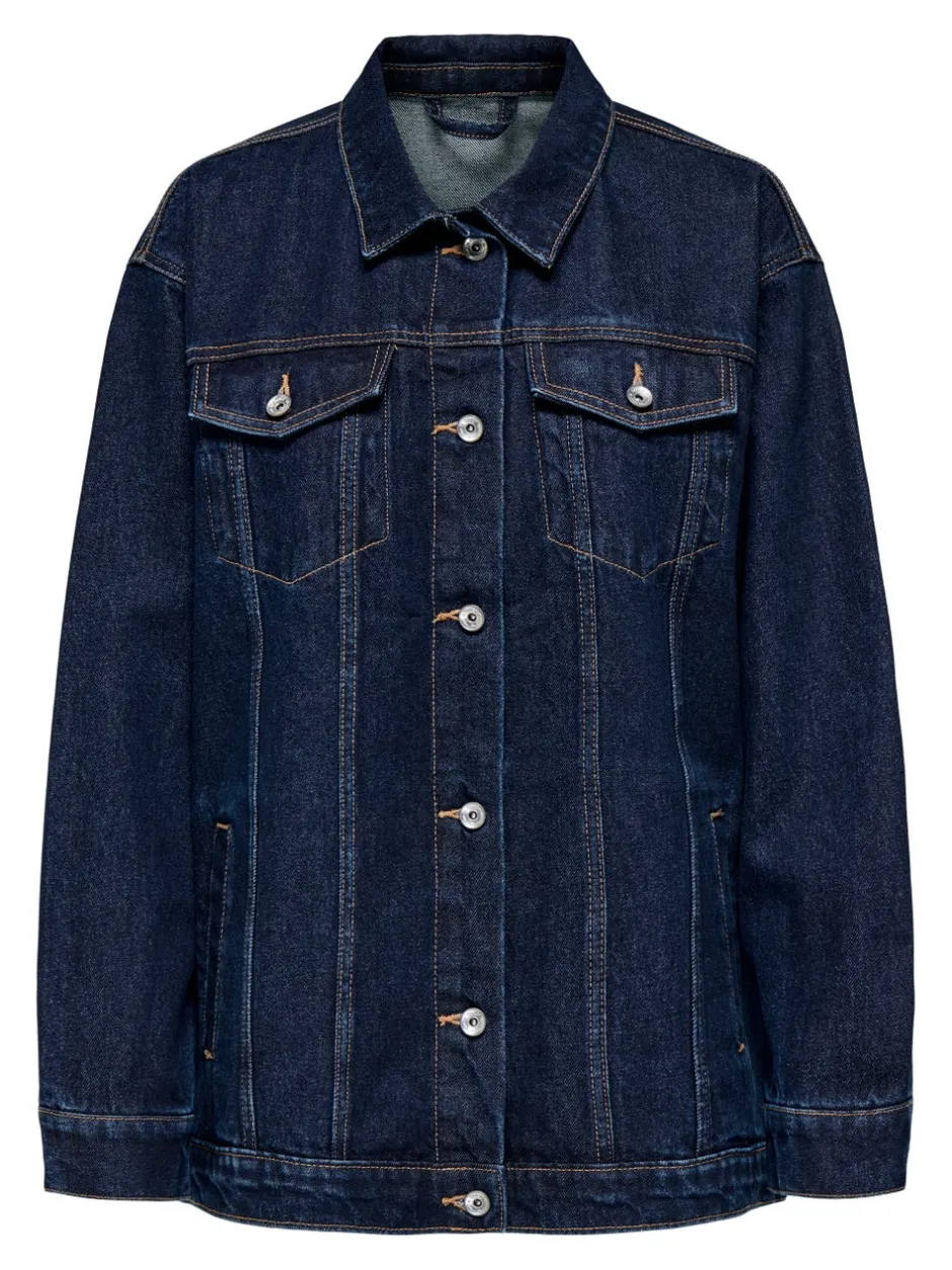 Clearance ONLJAGGER Denimjakke Dame Jakker Og Frakker|Double Denim