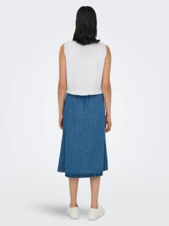 New ONLJAKIRI Hør Vest Dame Toppe
