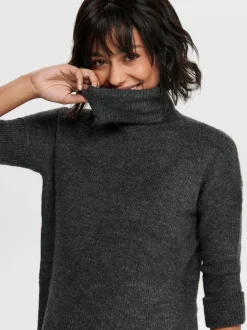 Outlet ONLJANA Lang kjole Dame Strik & Cardigans|Kjoler