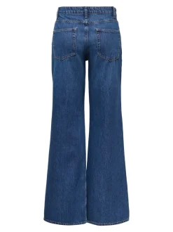 Hot ONLJEMMA Høj talje Wide leg fit Jeans Dame Jeans|Jeans