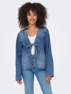 Hot ONLJENNA Denimjakke Dame Jakker Og Frakker|Double Denim