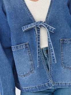 Hot ONLJENNA Denimjakke Dame Jakker Og Frakker|Double Denim