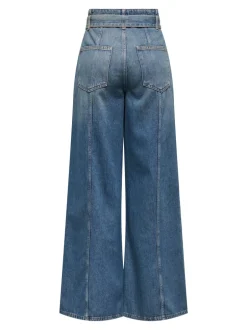 Best ONLJOELLE Høj talje Wide leg fit Jeans Dame Jeans|Jeans