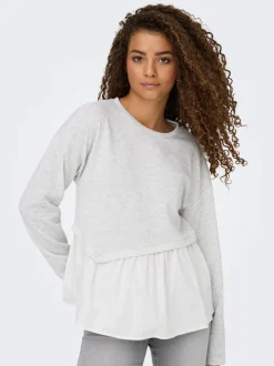 Discount ONLJOHANNA Sweatshirt Dame Sweatshirts
