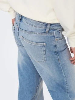 New ONLJUDY-O Lav talje Straight fit Jeans Dame Jeans|Jeans