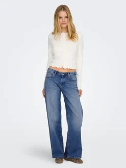 Online ONLJUDY-O Lav talje Straight fit Jeans Dame Jeans|Jeans