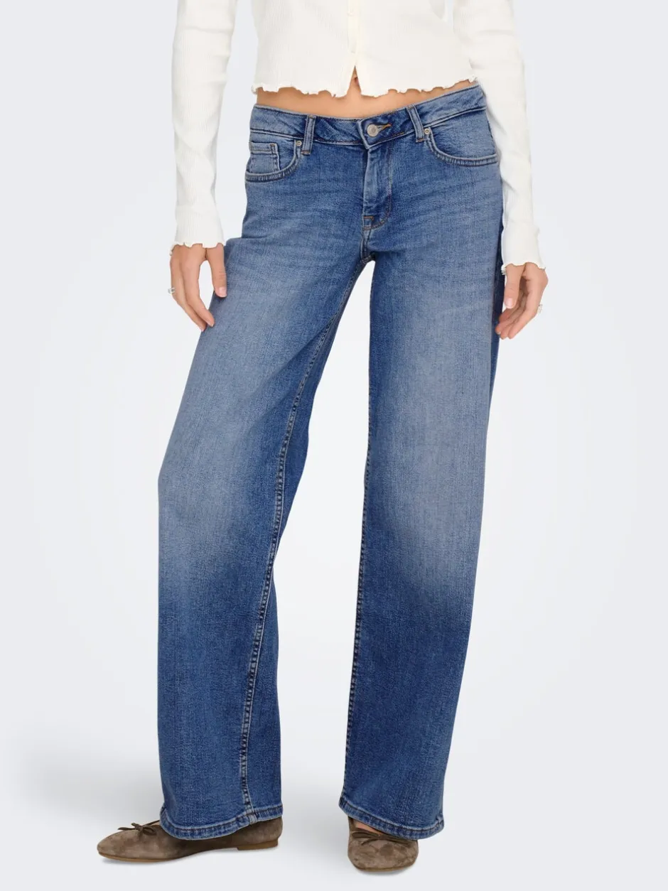 Online ONLJUDY-O Lav talje Straight fit Jeans Dame Jeans|Jeans