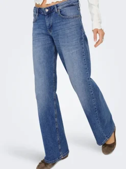 Online ONLJUDY-O Lav talje Straight fit Jeans Dame Jeans|Jeans
