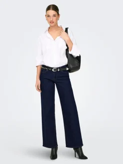 Outlet ONLJUDY-O Lav talje Wide leg fit Jeans Dame Jeans|Jeans
