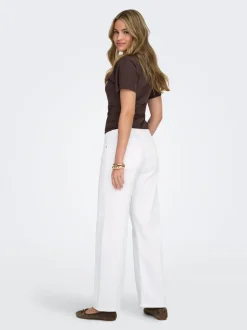 Hot ONLJUDY-O Lav talje Wide leg fit Jeans Dame Jeans|Jeans