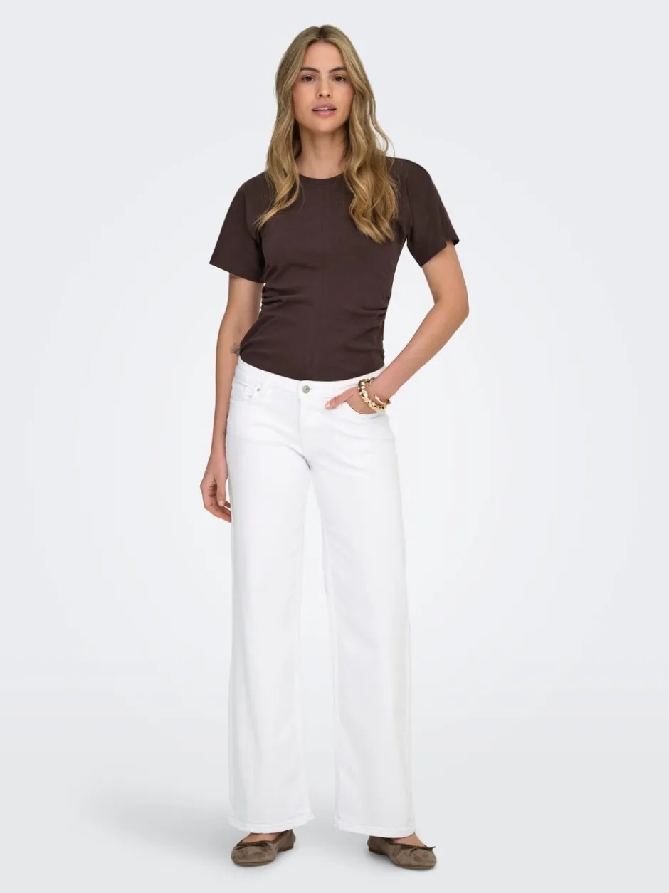 Hot ONLJUDY-O Lav talje Wide leg fit Jeans Dame Jeans|Jeans