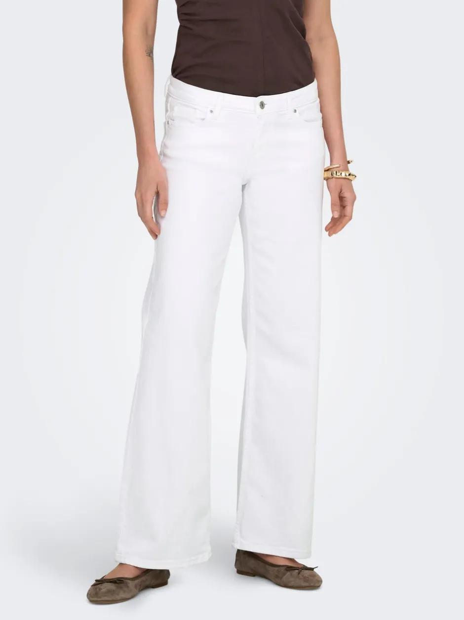 Hot ONLJUDY-O Lav talje Wide leg fit Jeans Dame Jeans|Jeans