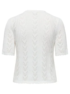 Online ONLJUI Strikket T-shirt Dame Strik & Cardigans