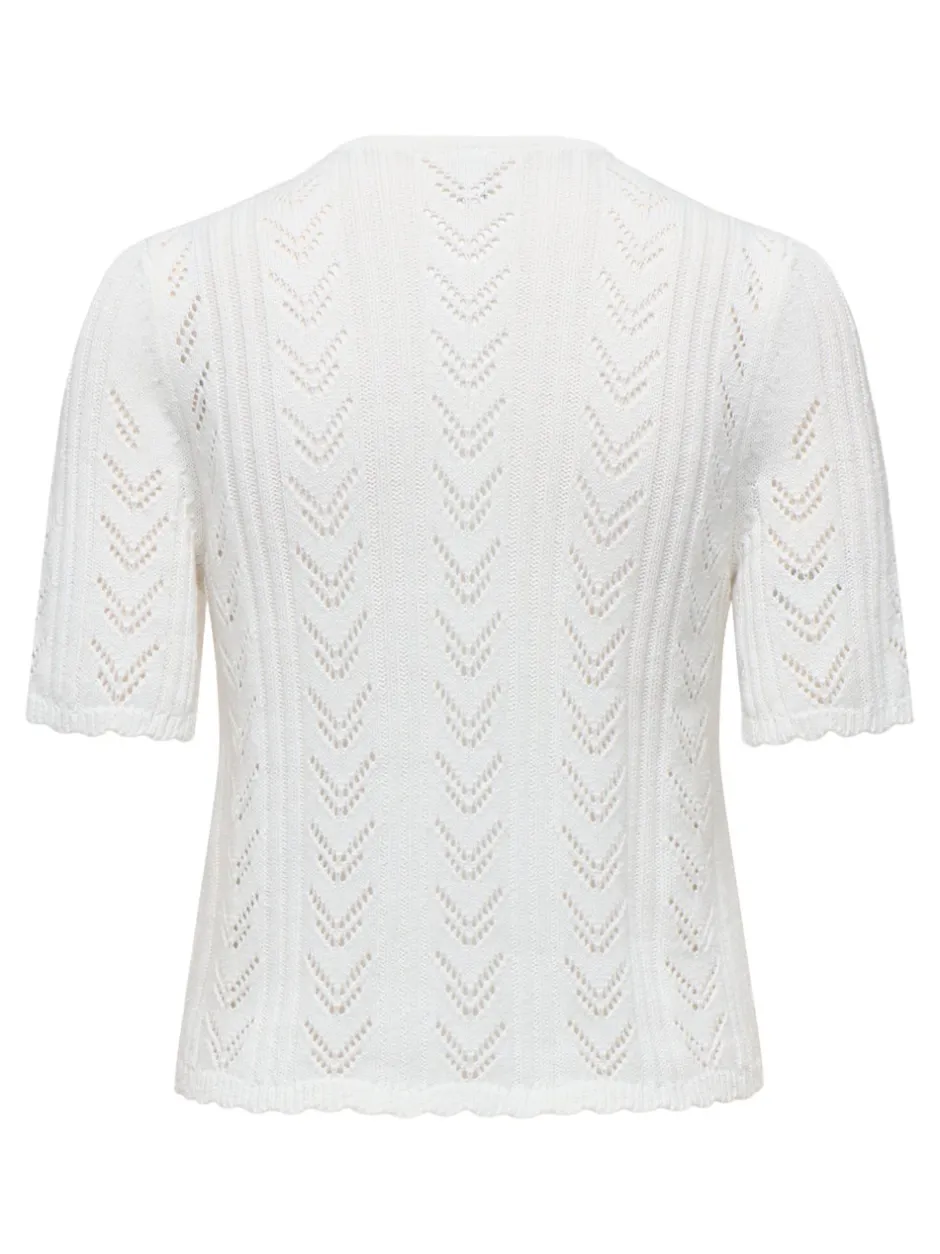 Online ONLJUI Strikket T-shirt Dame Strik & Cardigans