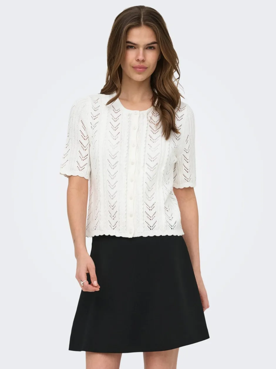 Online ONLJUI Strikket T-shirt Dame Strik & Cardigans