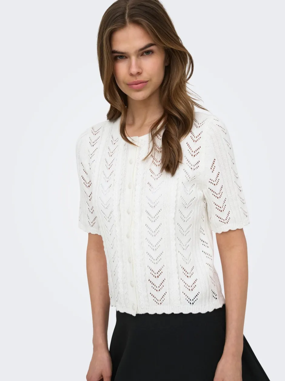 Online ONLJUI Strikket T-shirt Dame Strik & Cardigans