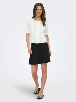Online ONLJUI Strikket T-shirt Dame Strik & Cardigans