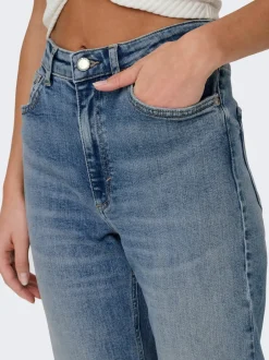 Best ONLJUICY Høj talje Flared fit Jeans Dame Jeans|Jeans