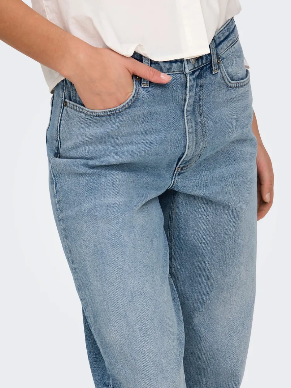 Clearance ONLJUICY Høj talje Mom fit Jeans Dame Jeans|Jeans