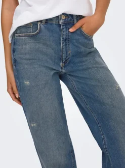 New ONLJUICY Høj talje Wide leg fit Jeans Dame Jeans|Jeans
