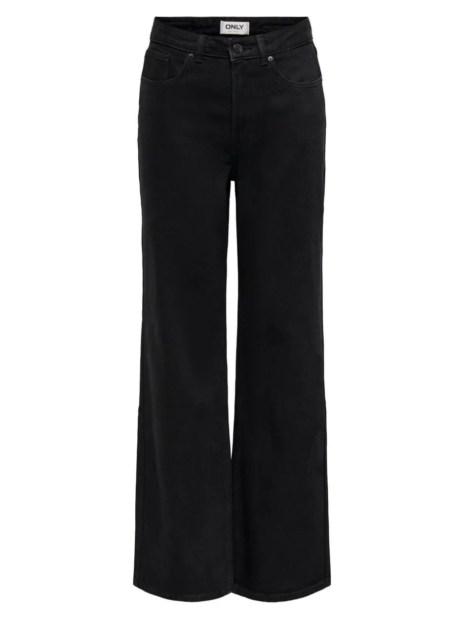 Sale ONLJUICY Høj talje Wide leg fit Jeans Dame Jeans|Jeans
