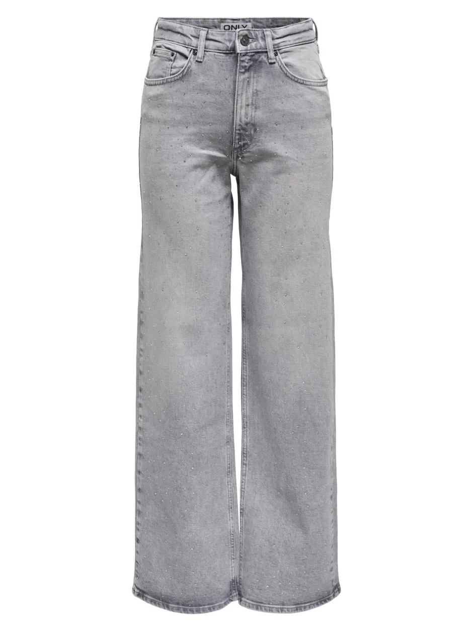 Clearance ONLJUICY Høj talje Wide leg fit Jeans Dame Jeans|Jeans