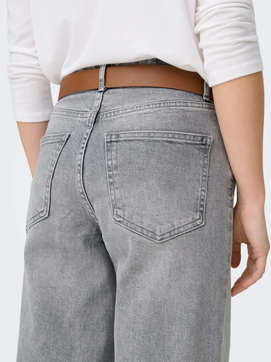 Clearance ONLJUICY Høj talje Wide leg fit Jeans Dame Jeans|Jeans