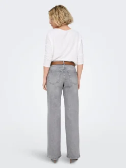 Clearance ONLJUICY Høj talje Wide leg fit Jeans Dame Jeans|Jeans