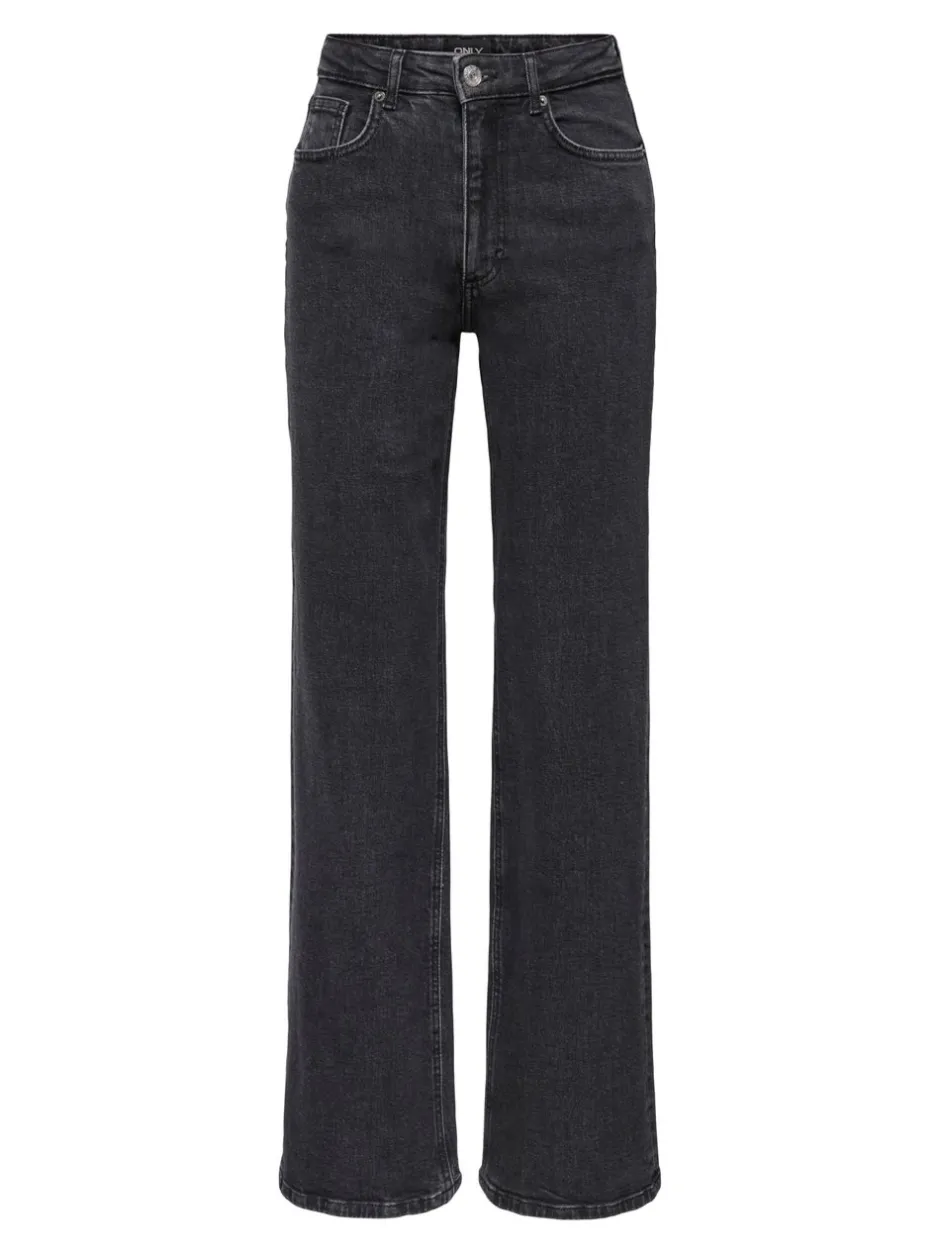 Clearance ONLJUICY Høj talje Wide leg fit Jeans Dame Jeans|Jeans