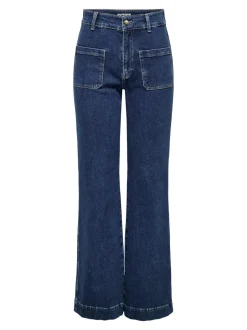 Discount ONLJUICY Høj talje Wide leg fit Jeans Dame Jeans|Jeans