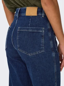 Discount ONLJUICY Høj talje Wide leg fit Jeans Dame Jeans|Jeans