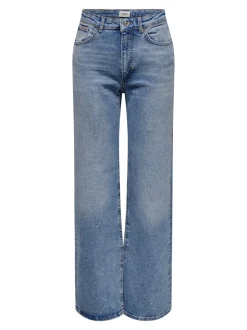 Sale ONLJUICY Høj talje Wide leg fit Jeans Dame Jeans|Jeans
