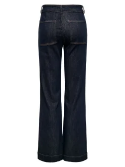 Outlet ONLJUICY Høj talje Wide leg fit Jeans Dame Jeans|Jeans
