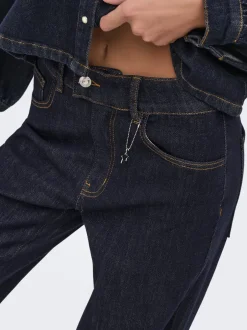 Outlet ONLJUICY Høj talje Wide leg fit Jeans Dame Jeans|Jeans