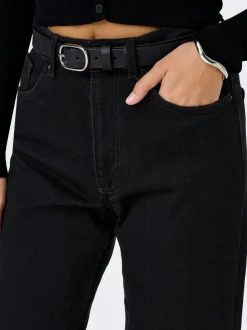 Best ONLJUICY Høj talje Wide leg fit Jeans Dame Jeans|Jeans