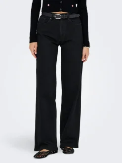 Best ONLJUICY Høj talje Wide leg fit Jeans Dame Jeans|Jeans
