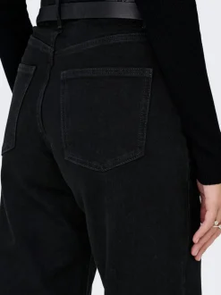 Best ONLJUICY Høj talje Wide leg fit Jeans Dame Jeans|Jeans