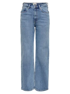 Outlet ONLJUICY Høj talje Wide leg fit Jeans Dame Jeans|Jeans