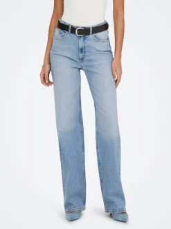 Outlet ONLJUICY Høj talje Wide leg fit Jeans Dame Jeans|Jeans