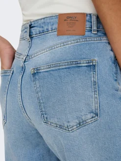 Outlet ONLJUICY Høj talje Wide leg fit Jeans Dame Jeans|Jeans