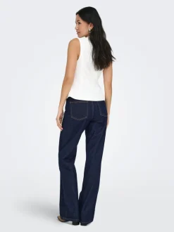 Discount ONLJUICY Høj talje Wide leg fit Jeans Dame Jeans|Jeans