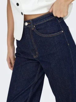 Discount ONLJUICY Høj talje Wide leg fit Jeans Dame Jeans|Jeans