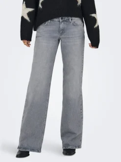Clearance ONLJUICY Lav talje Wide leg fit Jeans Dame Jeans|Jeans