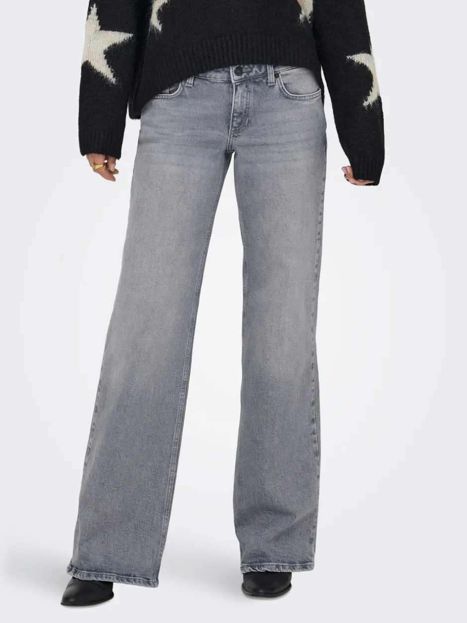 Clearance ONLJUICY Lav talje Wide leg fit Jeans Dame Jeans|Jeans