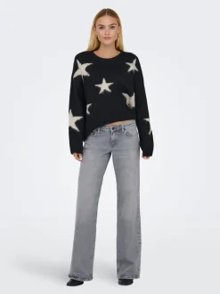 Clearance ONLJUICY Lav talje Wide leg fit Jeans Dame Jeans|Jeans