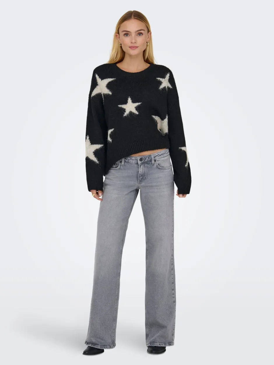 Clearance ONLJUICY Lav talje Wide leg fit Jeans Dame Jeans|Jeans