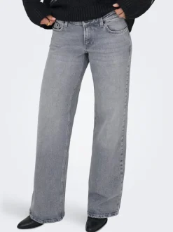Clearance ONLJUICY Lav talje Wide leg fit Jeans Dame Jeans|Jeans