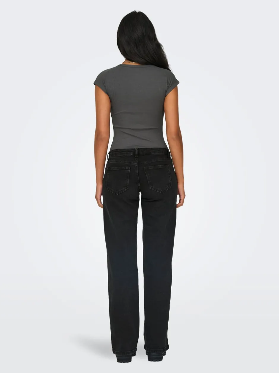 Clearance ONLJUICY Lav talje Wide leg fit Jeans Dame Jeans|Jeans