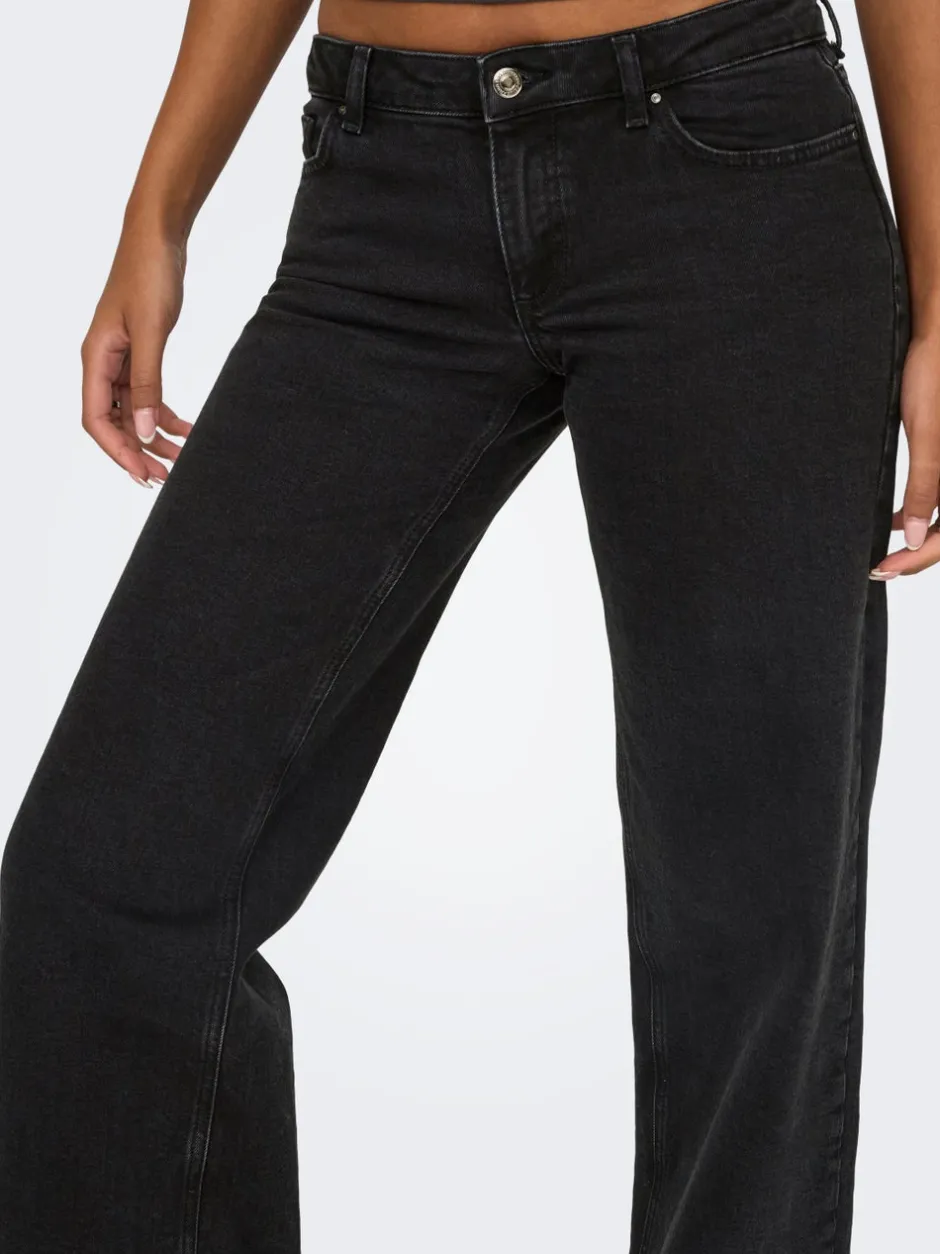 Clearance ONLJUICY Lav talje Wide leg fit Jeans Dame Jeans|Jeans